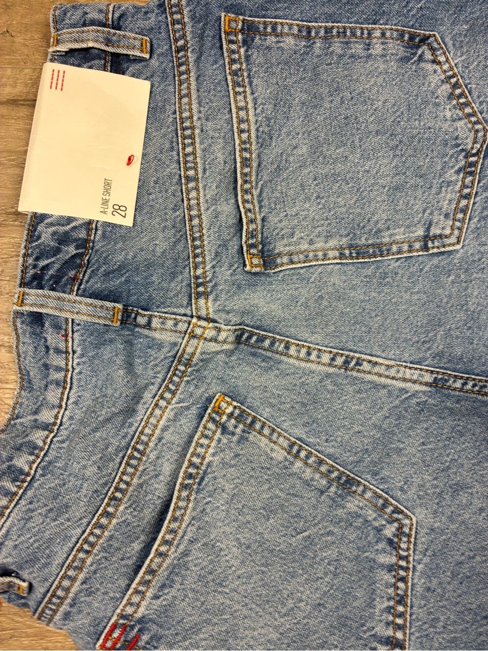 NWTs BDG High Waisted Demin A Line Shorts - Picture 8 of 11